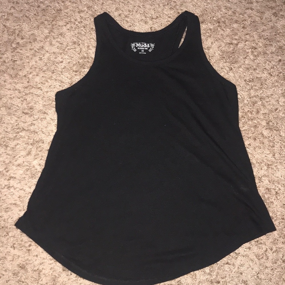 black tank top